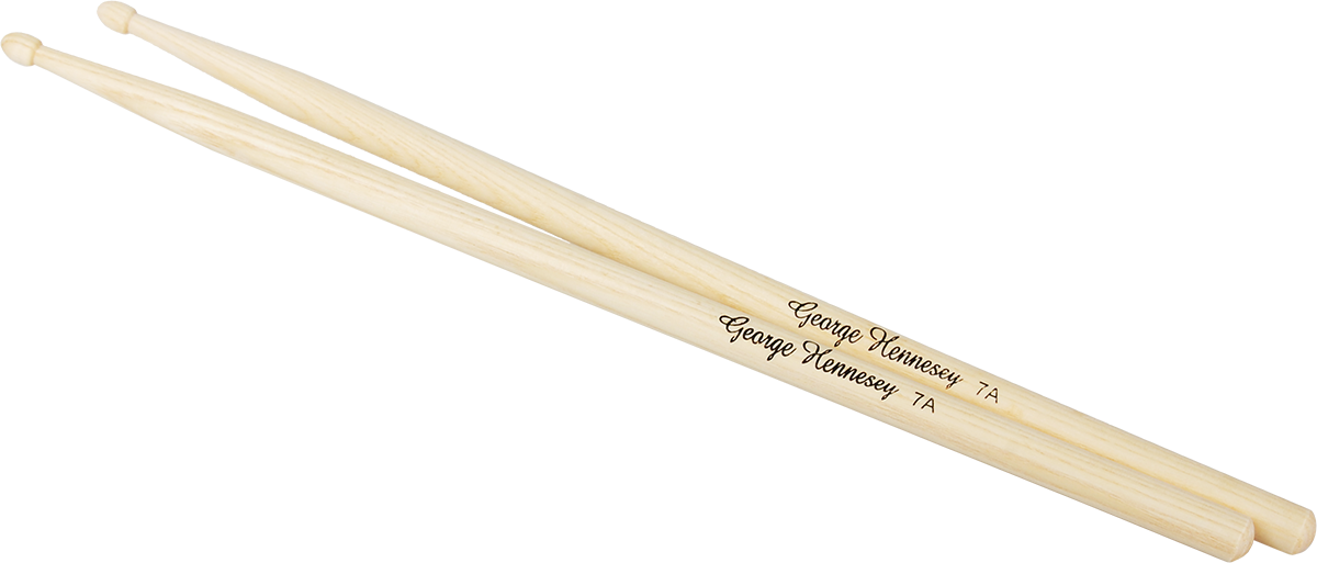 George Hennesey HICKORY-7A trommestikker, hickory (par) George Hennesey HICKORY-7A trommestikker, hickory (par)