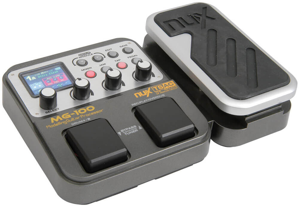 Nux MG-100 guitar-multieffekt-pedalboard Nux MG-100 guitar-multieffekt-pedalboard