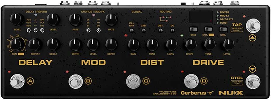 Nux Cerberus guitar-multieffekt-pedalboard Nux Cerberus guitar-multieffekt-pedalboard