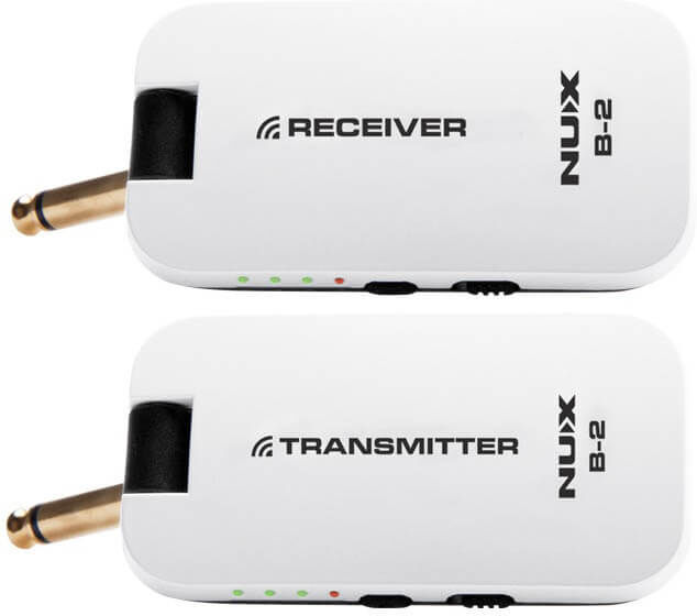 Nux B-2 trådløst system til guitar, bas mm hvid Nux B-2 trådløst system til guitar, bas mm hvid
