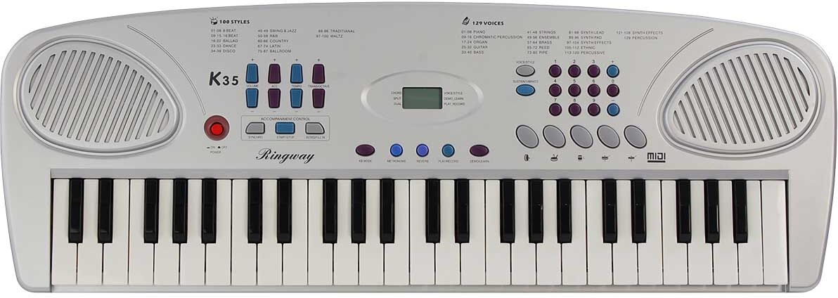 Ringway K35 børne-keyboard grå Ringway K35 børne-keyboard grå