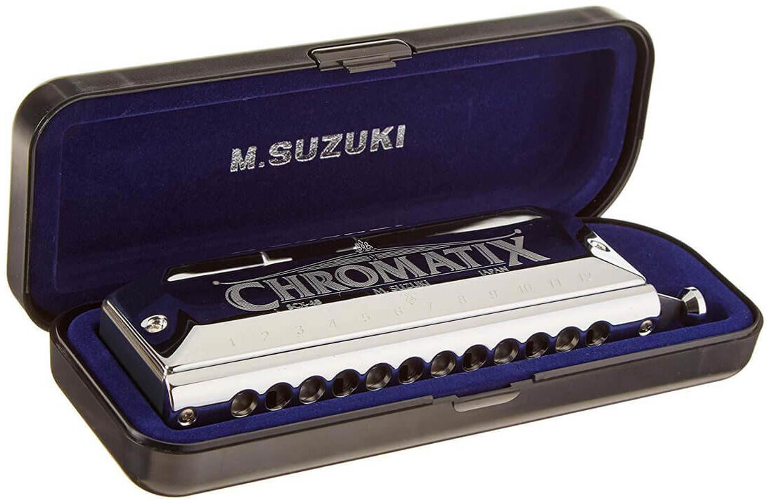 Suzuki SCX-48 G kromatisk mundharmonika Suzuki SCX-48 G kromatisk mundharmonika