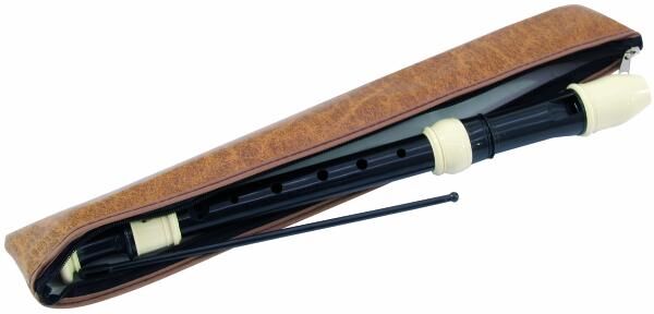 Dimavery  blokfløjte med tysk greb brownbeige Dimavery  blokfløjte med tysk greb brownbeige