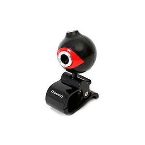 Webkamera rund (Rød) - Omega
