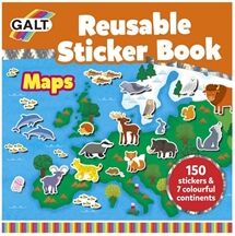 Galt Stickersbog Kort Galt Stickersbog Kort