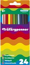 Egmont Kärnan Træfarveblyanter, 24 stk. Egmont Kärnan Træfarveblyanter, 24 stk.
