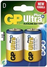 GP Batteries Ultra Plus, LR20, Pakke med 2 stk. GP Batteries Ultra Plus, LR20, Pakke med 2 stk.