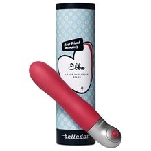 Belladot Ebba Large vibrating dildo röd