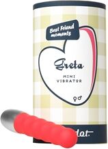 Belladot Greta minivibrator Rød Belladot Greta minivibrator Rød