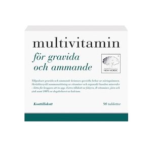 New Nordic Multivitamin för gravida&ammande 90 tabletter