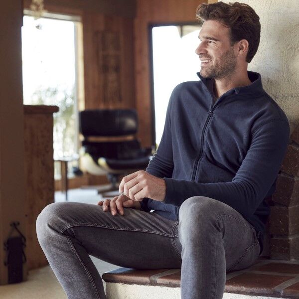 Stedman Active Fleece Jacket For Men - Darkblue * Kampagne * Stedman Active Fleece Jacket For Men - Darkblue * Kampagne *