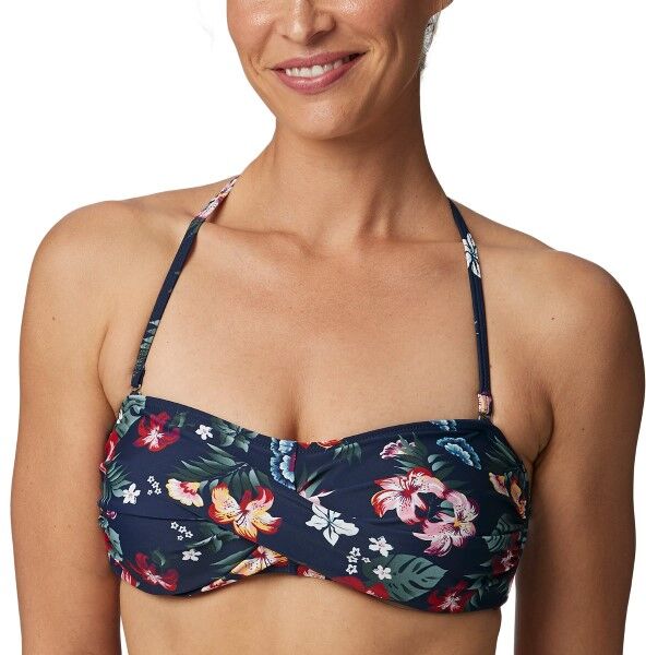 Abecita Hawaii Twisted Bikini Bandeau - Blue Pattern * Kampagne *