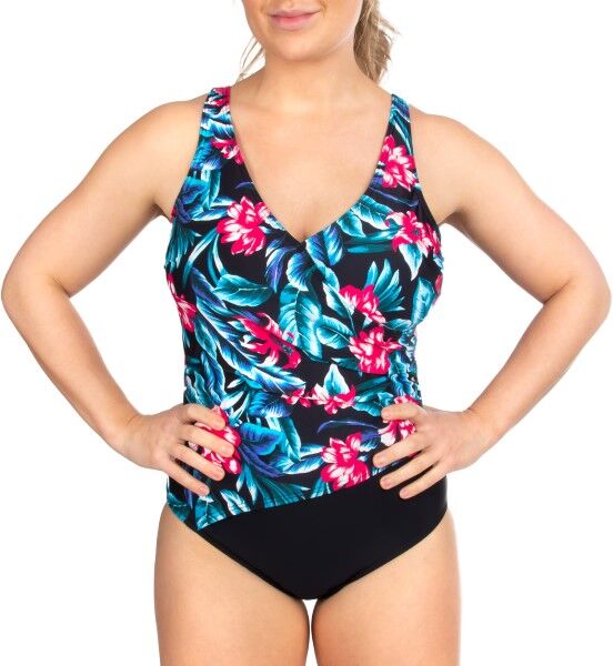 Trofé Trofe Tropical Aruba Swimsuit - Black floral * Kampagne * Trofé Trofe Tropical Aruba Swimsuit - Black floral * Kampagne *