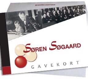 Kr. 800,- gavekort t/ Søren Søgaard A/S Kr. 800,- gavekort t/ Søren Søgaard A/S