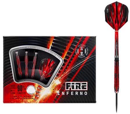 Fire Inferno 90% NT steeltip dartpile fra Harrows - 23 gr Fire Inferno 90% NT steeltip dartpile fra Harrows - 23 gr
