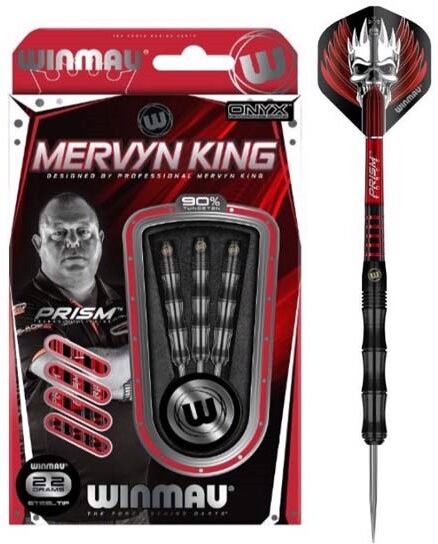 Mervyn King Onyx 90% NT dartpile fra Winmau - 24 gram Mervyn King Onyx 90% NT dartpile fra Winmau - 24 gram