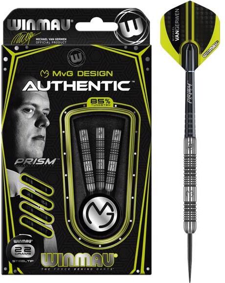 Winmau MvG Authentic 85% NT steeltip dartpile fra Winmau Winmau MvG Authentic 85% NT steeltip dartpile fra Winmau