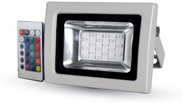 Led Projektør Rgb 10w Med Fjernbetjening Ip65 Led Projektør Rgb 10w Med Fjernbetjening Ip65