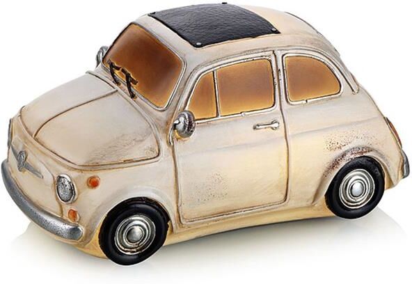 Nostalgi Borddekoration Fiat Hvid Bil Til Batteri Nostalgi Borddekoration Fiat Hvid Bil Til Batteri