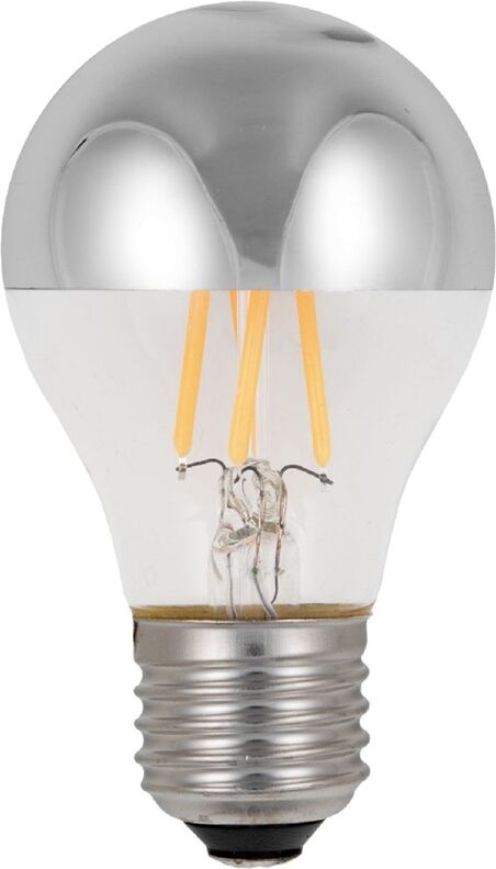 Topforspejlet Sølv Led Standard 4w=25w Klar E27 Dæmpbar Topforspejlet Sølv Led Standard 4w=25w Klar E27 Dæmpbar