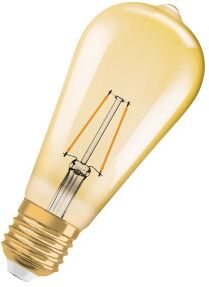Ledvance Led Vintage 1906 Edison Gold 2,5w=22w E27 Ledvance Led Vintage 1906 Edison Gold 2,5w=22w E27