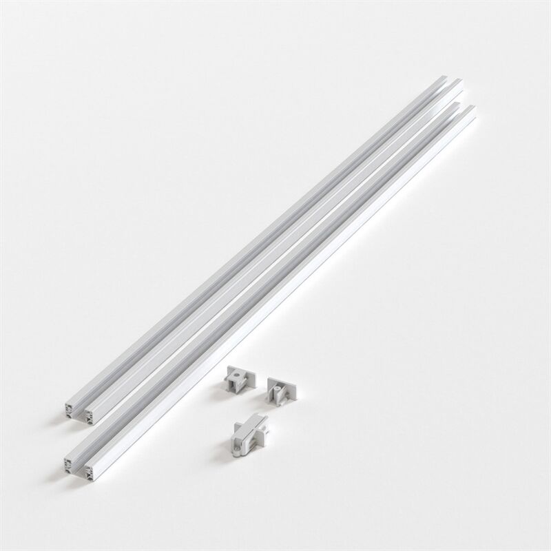 Astro 1-Faset Strømskinne Kit 2 X 1 Mtr. I Hvid Incl. Fittings Astro 1-Faset Strømskinne Kit 2 X 1 Mtr. I Hvid Incl. Fittings