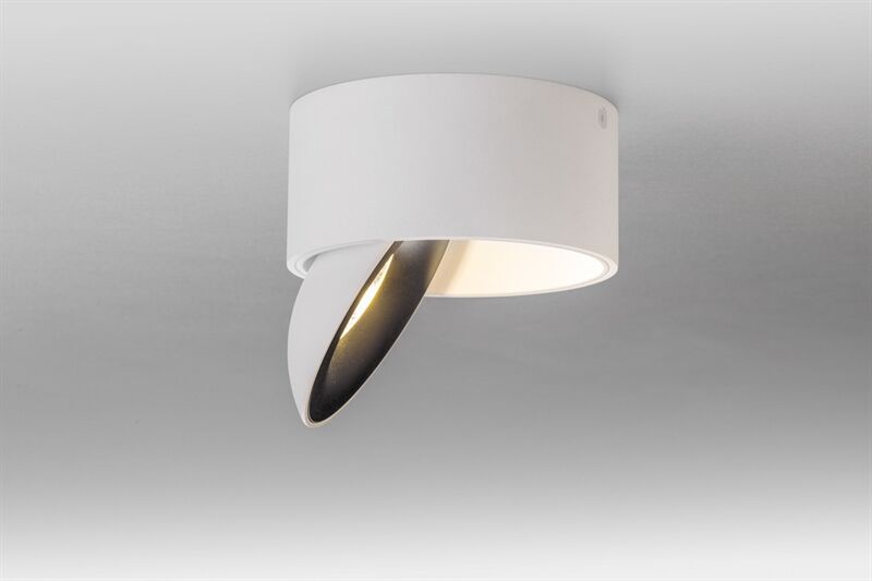 Lupia 3120/1/8 Saturn Led Loftspot 350° Drejelig Hoved Hvid Med Sort Reflektor Lupia 3120/1/8 Saturn Led Loftspot 350° Drejelig Hoved Hvid Med Sort Reflektor