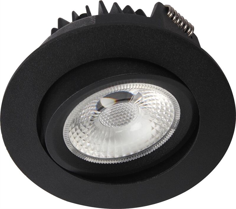 Juno Cob 76 Led 8w 2700k Ip44 Mat Sort Juno Cob 76 Led 8w 2700k Ip44 Mat Sort