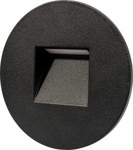 Løs Rund Frontplade Til Orient Indbygningslampe Sort Løs Rund Frontplade Til Orient Indbygningslampe Sort