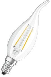 Osram 961890 Led Retro Kerte Vindstød 4w=40w Klar E14 Osram 961890 Led Retro Kerte Vindstød 4w=40w Klar E14