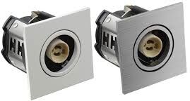 All-Lux Firkantet Indbygningsspot 230v Gu10 All-Lux Firkantet Indbygningsspot 230v Gu10