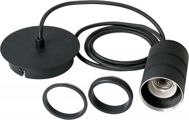 Calex 965255 Retro Sort Fatningssæt E27 Calex 965255 Retro Sort Fatningssæt E27