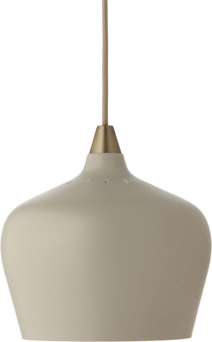 Cohen Large Metal Pendel Ø25 Cm I  Mat Taupe = Mat Grå Brun Cohen Large Metal Pendel Ø25 Cm I  Mat Taupe = Mat Grå Brun