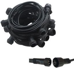 Illu Lyskæde 50 Mtr. Med 50 Stk. E27 Fatninger Ip44 Illu Lyskæde 50 Mtr. Med 50 Stk. E27 Fatninger Ip44