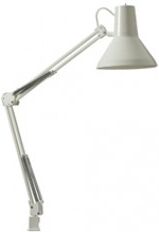 Jensen Arkitektlampe Hvid Med Bordklemme Jensen Arkitektlampe Hvid Med Bordklemme