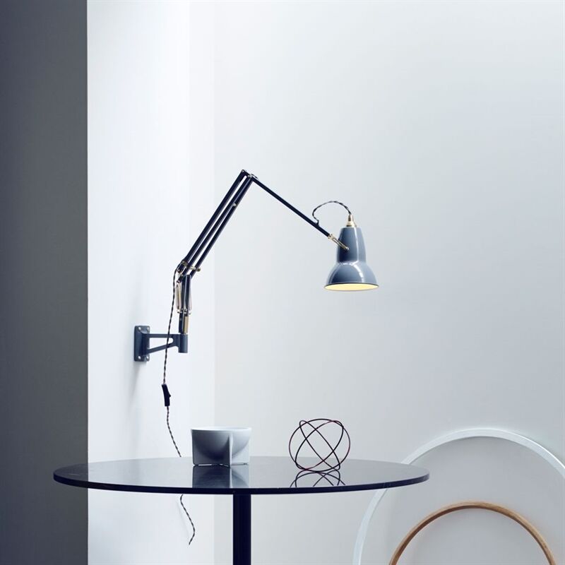 Anglepoise Original 1227 Brass Lamp Med Vægbeslag