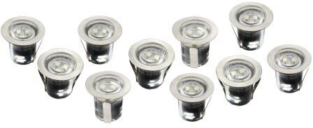 Robus Vita R3led10sww-01 Komplet Sæt M/10 Spot Til Nedbygning Ip68 Vandtæt Robus Vita R3led10sww-01 Komplet Sæt M/10 Spot Til Nedbygning Ip68 Vandtæt