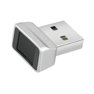 Mini Usb Fingerscanner Til Pc - Sølv