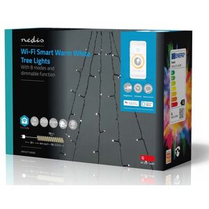 Nedis Smartlife Wifi Træ - Varm Hvid - 200 Led - 5 X 4 M