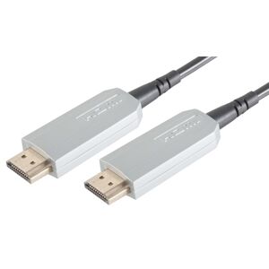 Fiber Optisk Hdmi Kabel - 4k/60hz - Sølv - 40 M