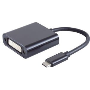 Usb-C Til Dvi Adapter - 4k/30hz - Sort