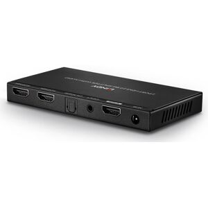 Lindy 18g 4k Hdmi Splitter Med Lyd & Nedskalering - 2 Vejs