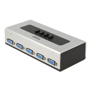 DeLOCK Vga Switch/splitter - Manuel Skift - Bidirectional - 4 Vejs