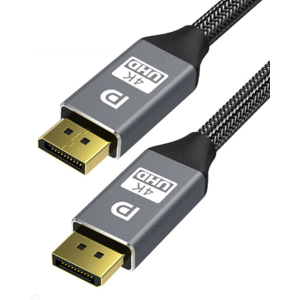 Displayport 1.2 Kabel - 4k - 60 Hz - Grå - 1 M