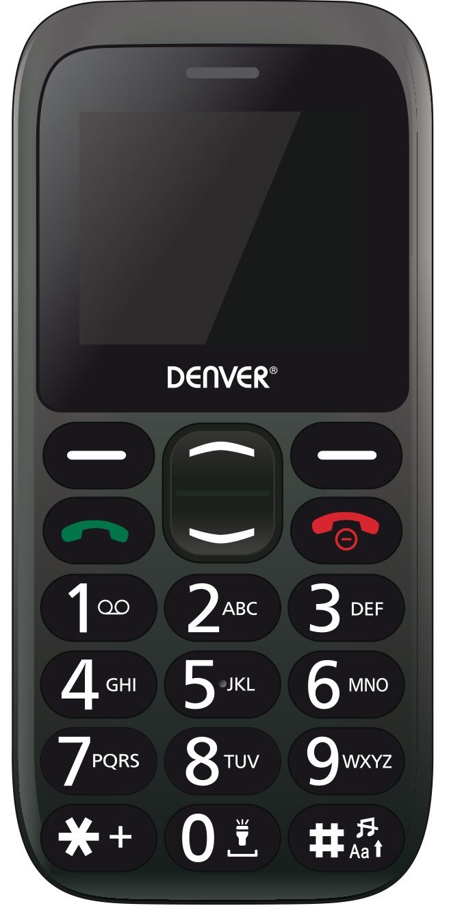 Denver Bas-18300m Mobiltelefon - Sort