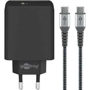 Goobay Usb-C Pd Oplader - 3a/65w + Usb-C Kabel - 1 M