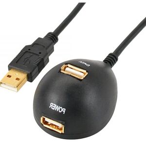 Usb 2.0 Forlænger Hub - Data + Strøm - 2 M