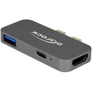 Delock Usb-C Macbook Hub - 5k Usb-C - 3 Vejs