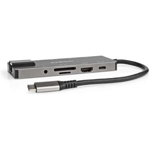 Nedis Usb-C 3.2 Gen1 Til Usb-A/usb-C/hdmi/rj45/kortlæser - 10 Vejs