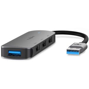 Nedis Usb-A Hub 3.2/2.0 - 4 Vejs - Grå